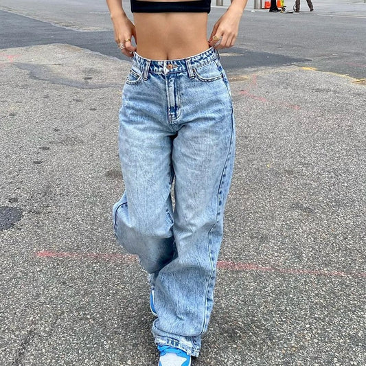 Einfarbige Jeans für Damen