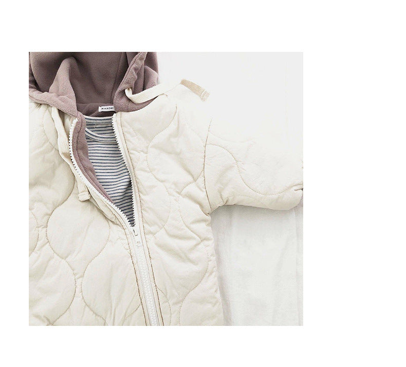 Ropa de paseo acolchada para bebé con mono tipo kumpsuit