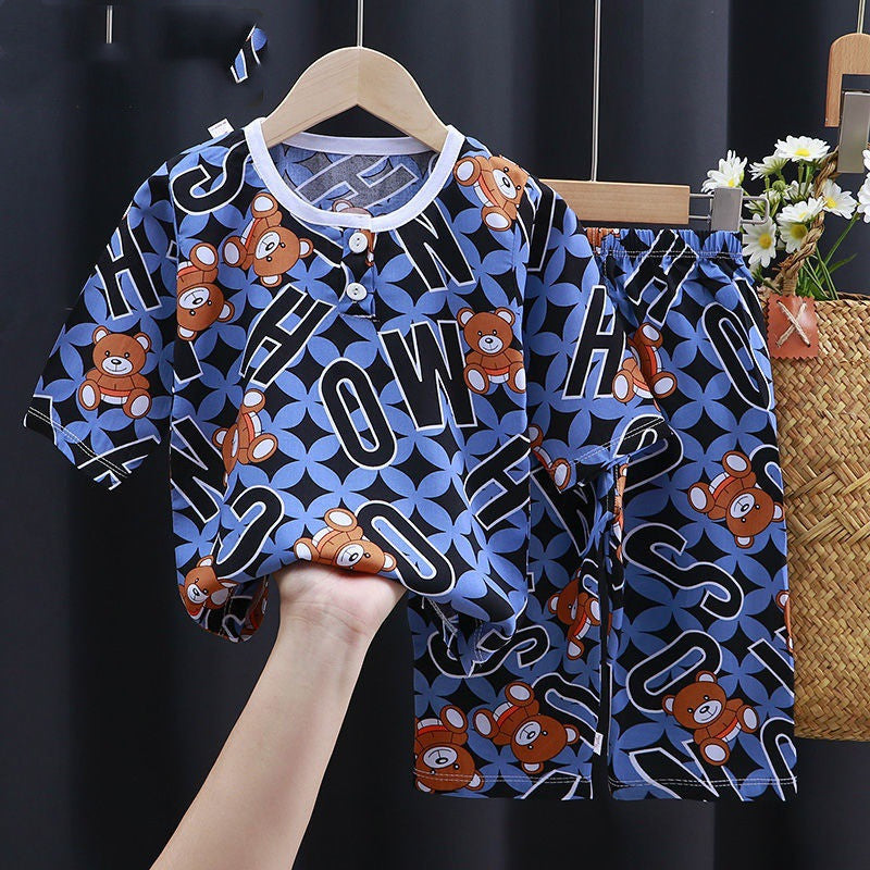 Digital print Cotton Silk Baby Clothes