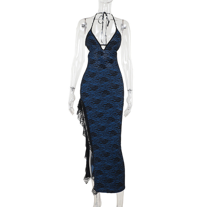 Back tie Split Dress