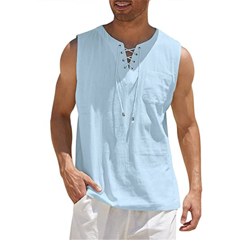 Summer Tank Vest Men Shirt