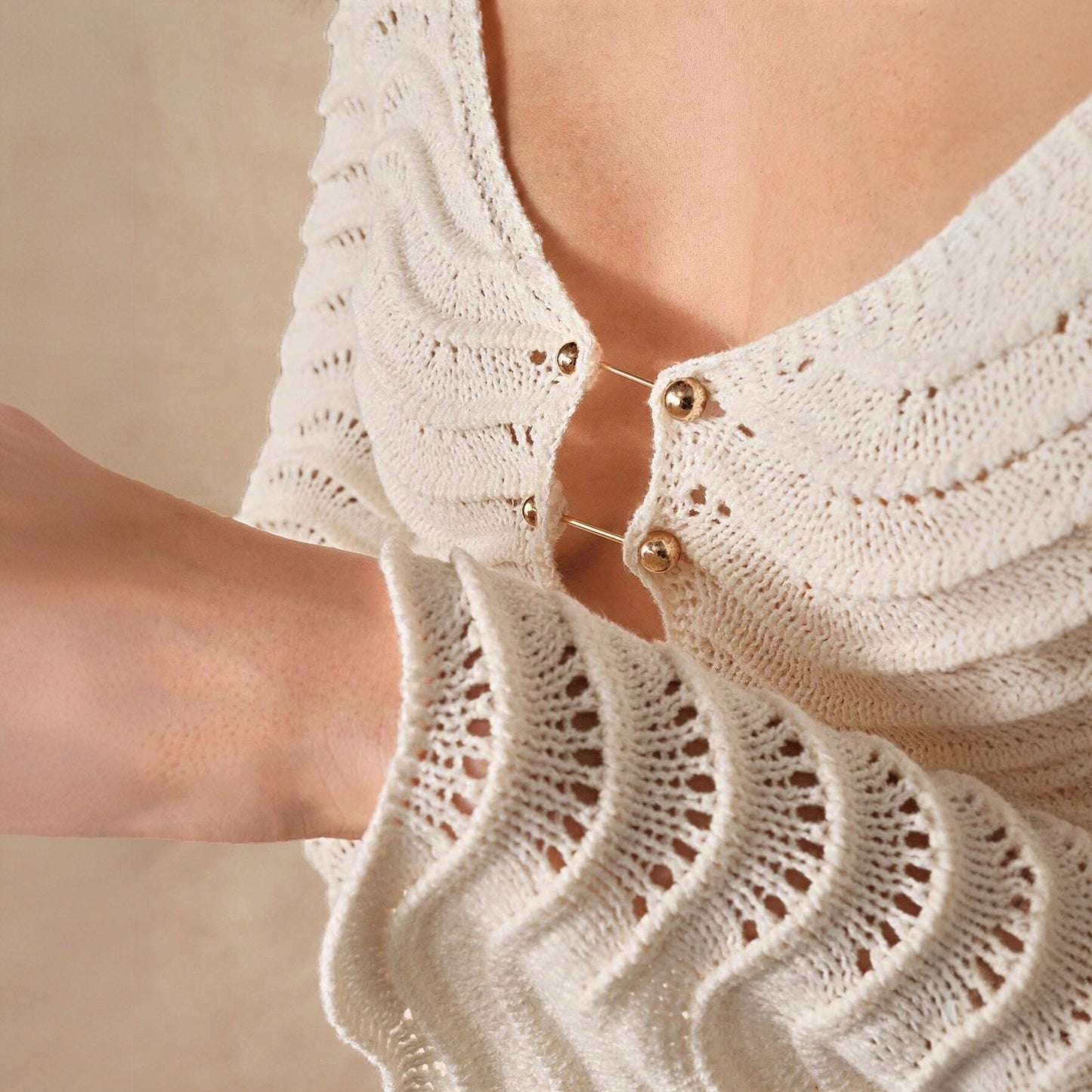 Women's Knitted Beach Cover-up