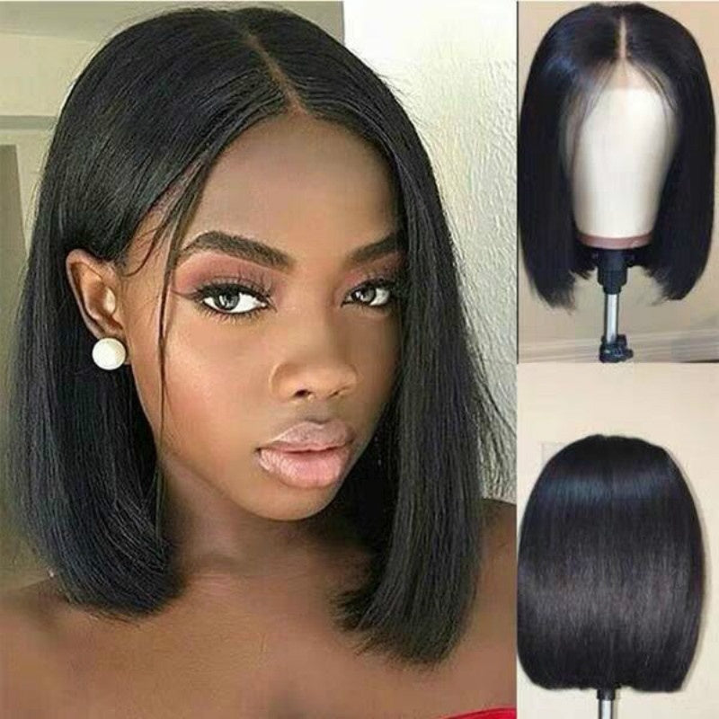 Wig Hair Wigs Bob Brazilian Black Women Remy