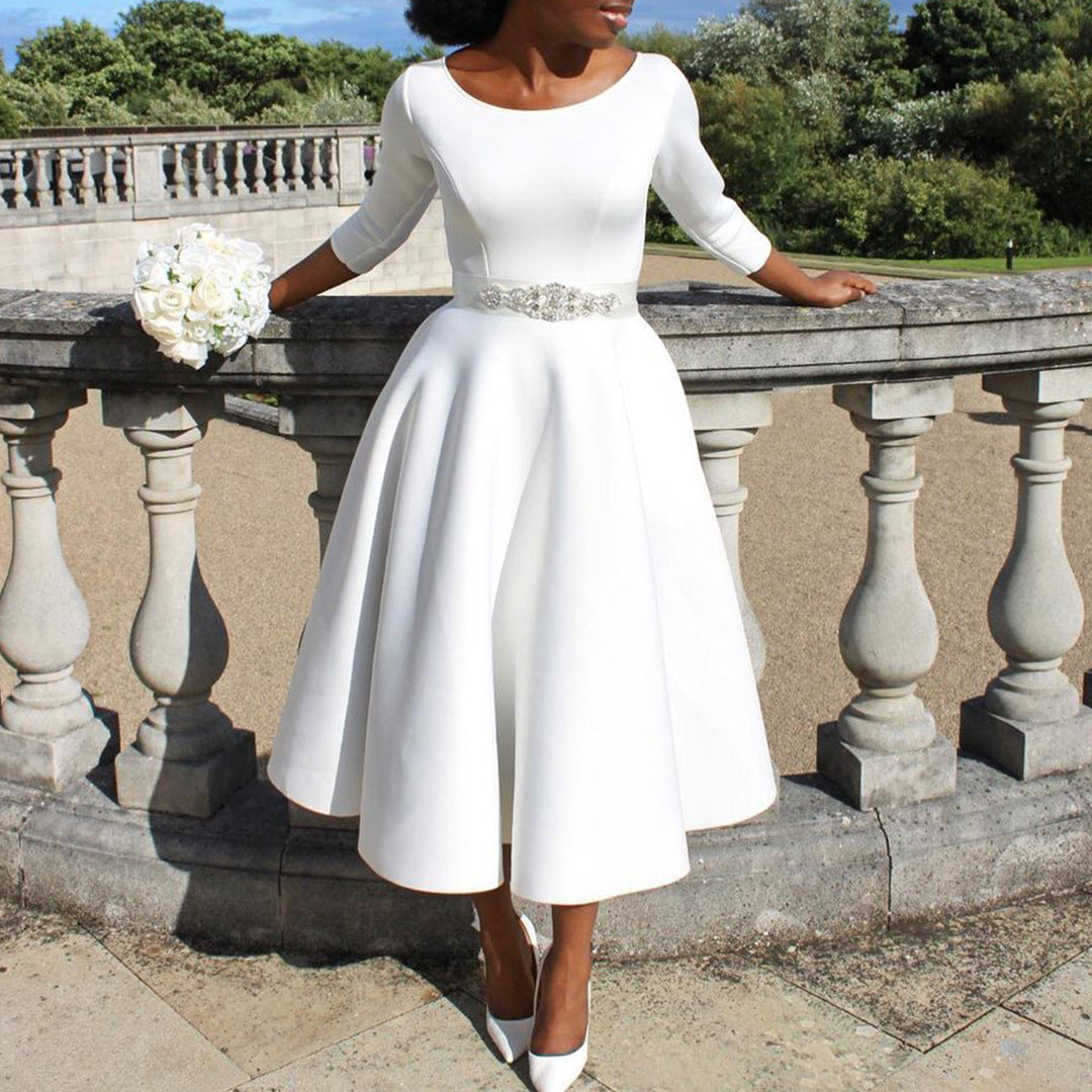 Formal Knee-length Elegant dress