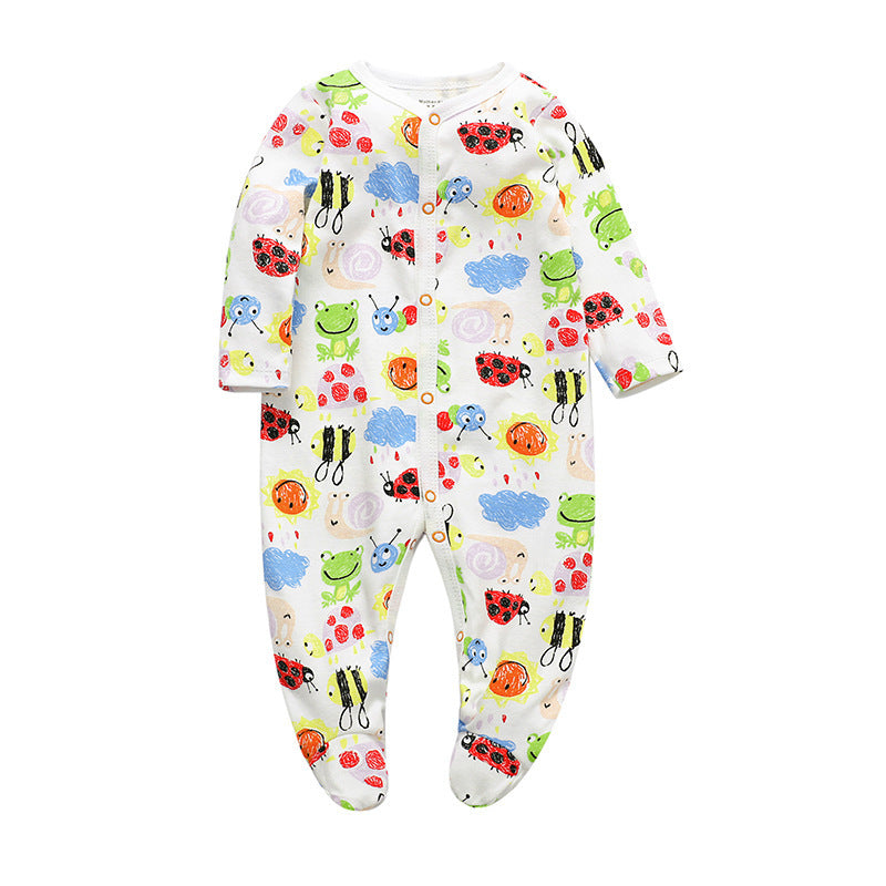 Einteilige Babykleidung aus Baumwolle 