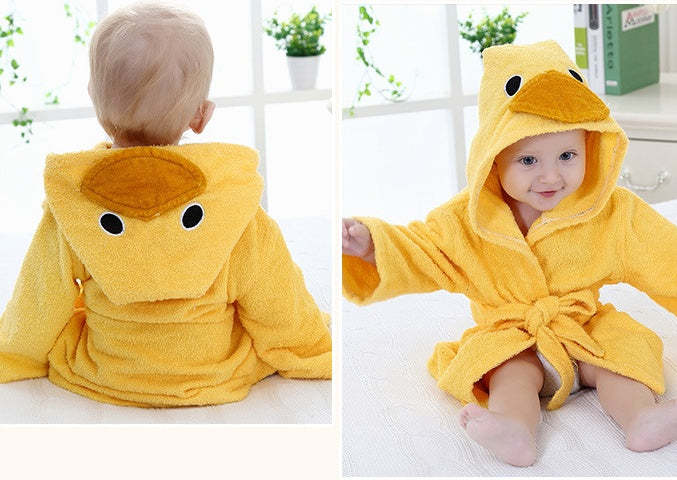 Cartoon Cute Animal Baby Bathrobes