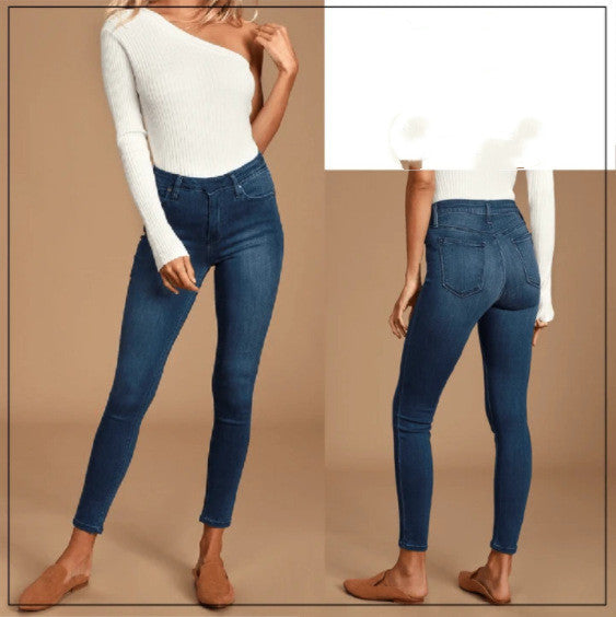 High waist printed leggings jeans
