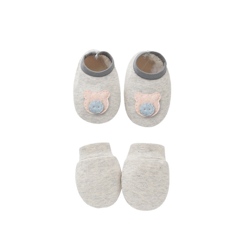 Baby Baumwollhandschuhe, Fußstulpen Baby