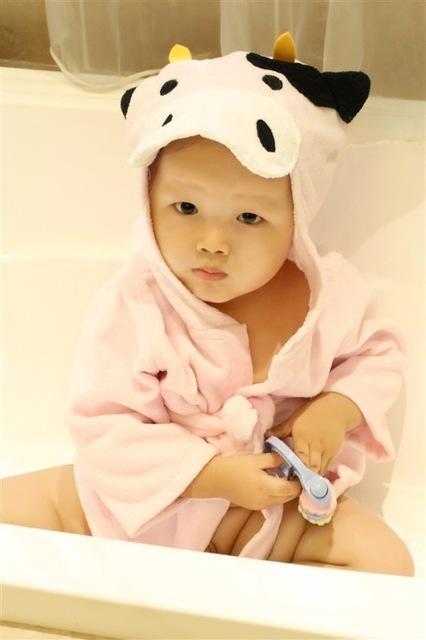 Cartoon Cute Animal Baby Bathrobes