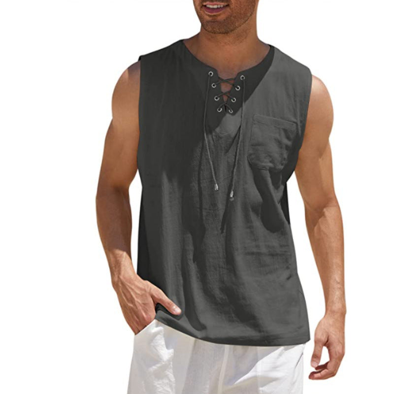 Summer Tank Vest Men Shirt
