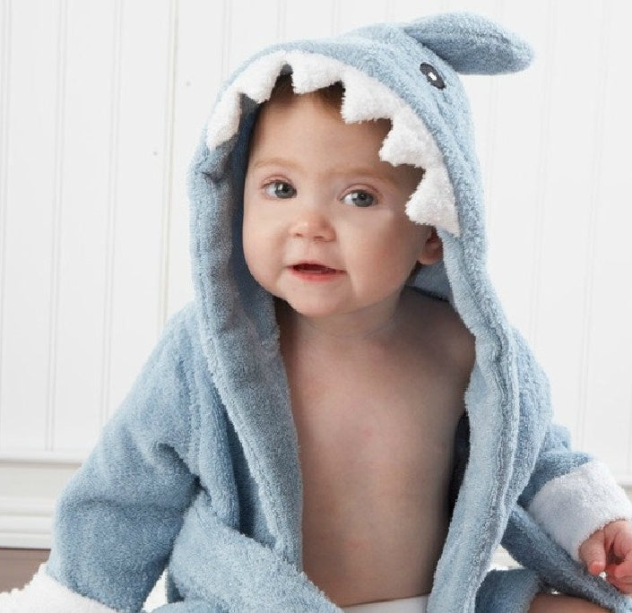 Cartoon Cute Animal Baby Bathrobes