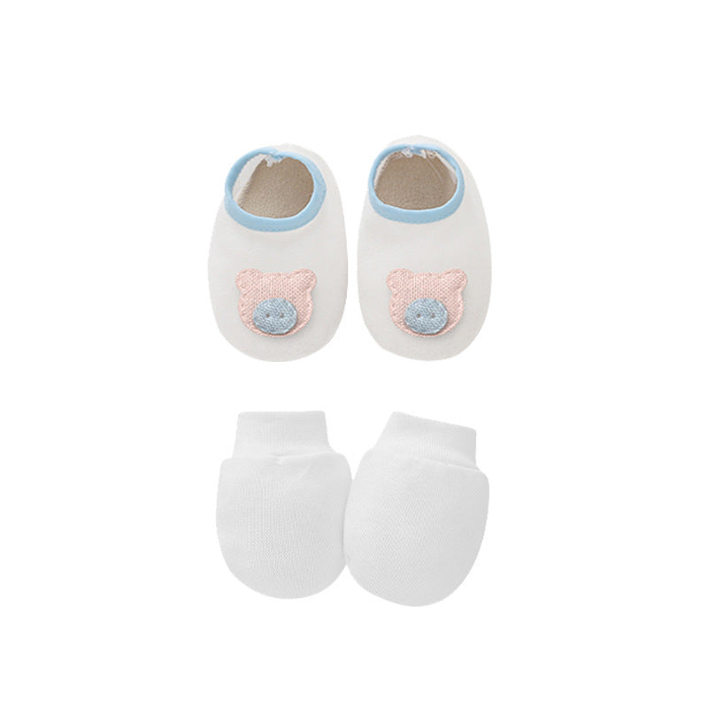 Baby Baumwollhandschuhe, Fußstulpen Baby