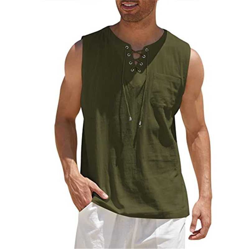 Summer Tank Vest Men Shirt