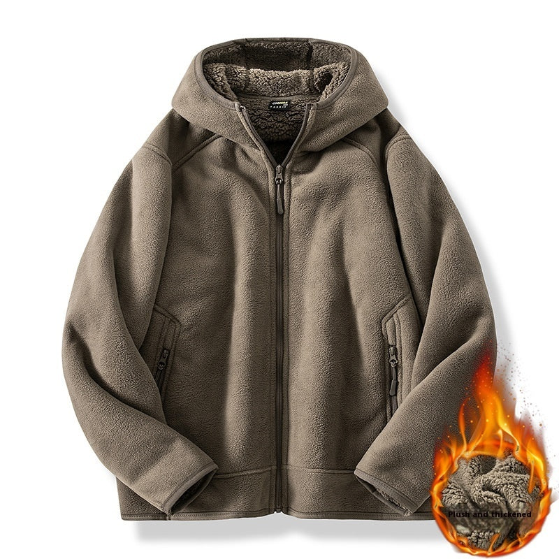 Neue Polarfleecejacke für Herren im Herbst und Winter
