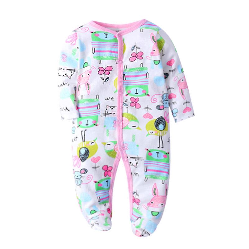 Einteilige Babykleidung aus Baumwolle 