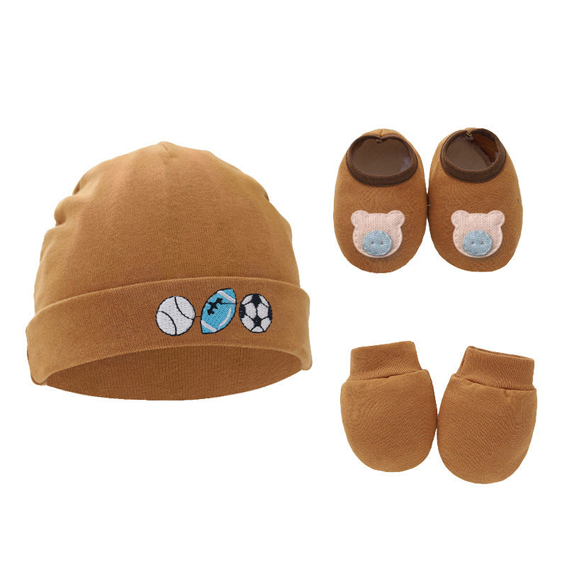 Baby Baumwollhandschuhe, Fußstulpen Baby