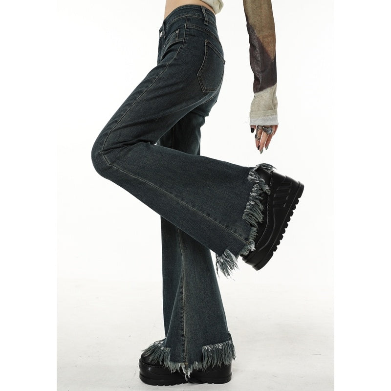Vintage Blue Jeans Frayed ends