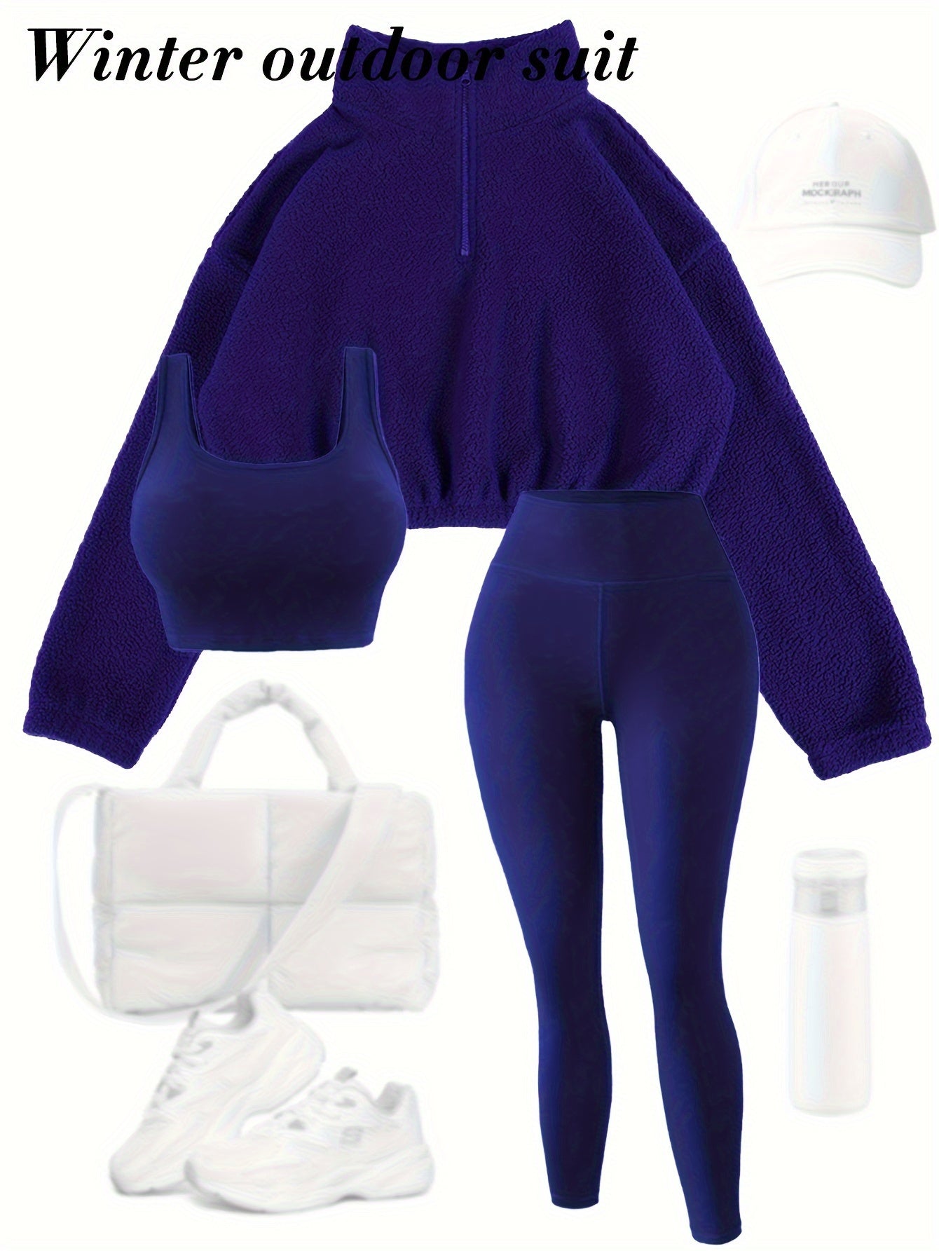 Süßes 3-teiliges Yoga-Outfit-Set