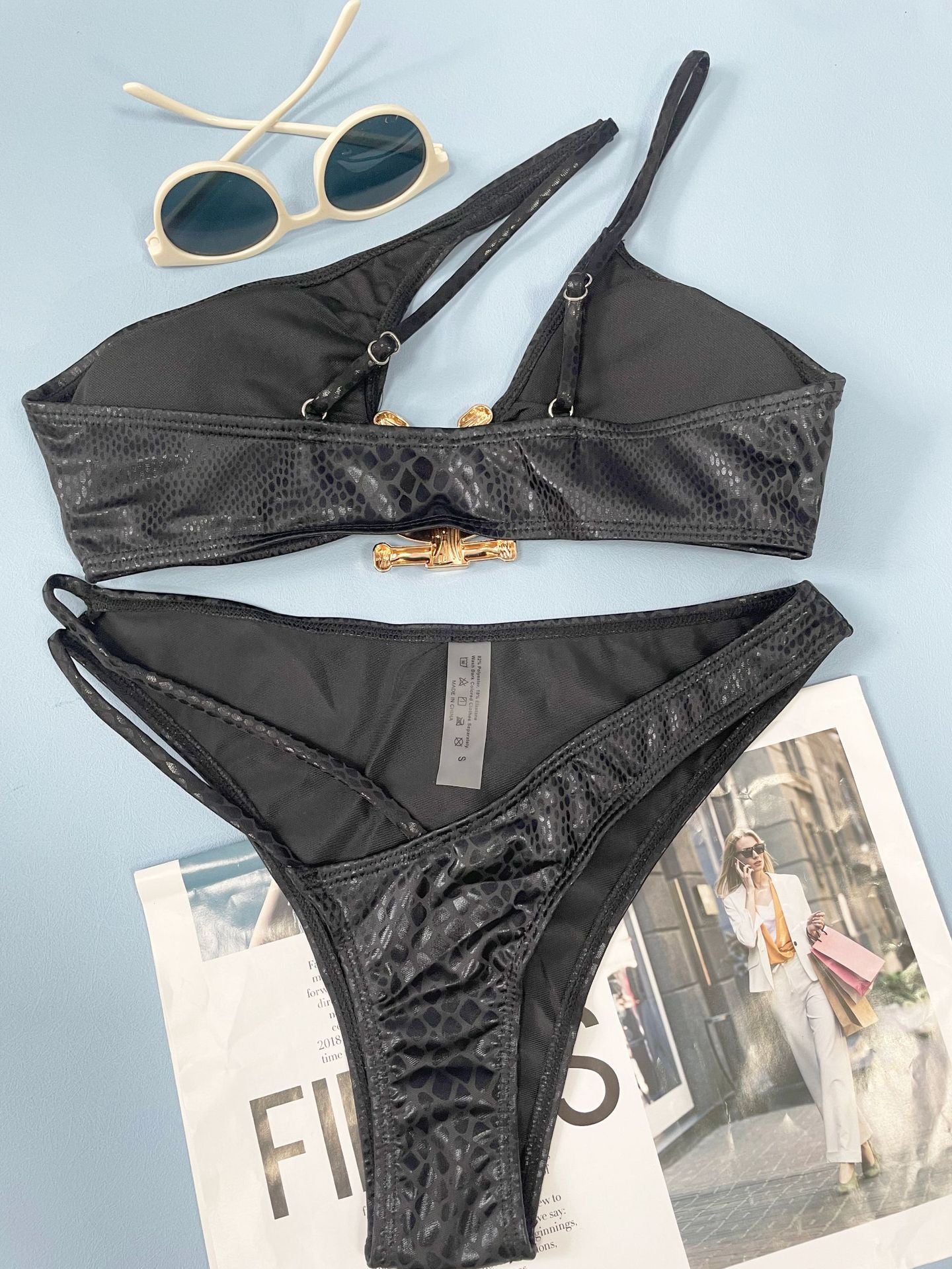 Women Bikini Serpentine Pattern