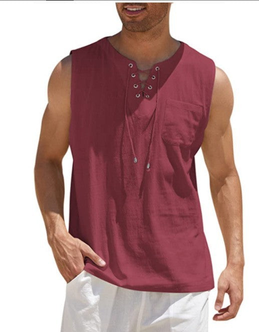Summer Tank Vest Men Shirt