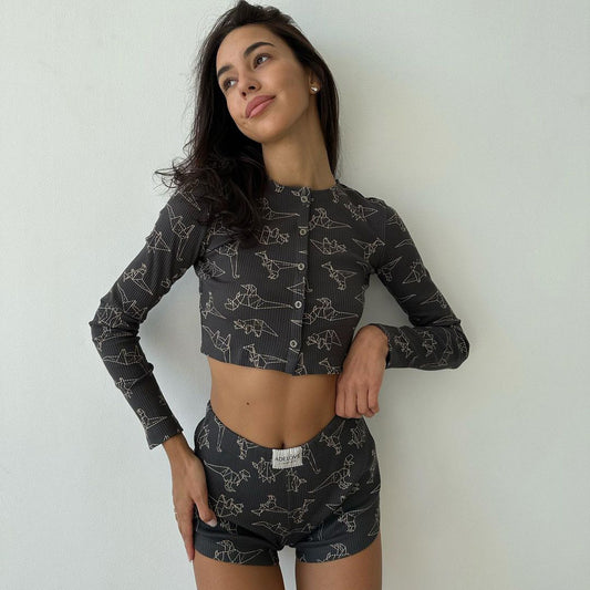 Lässiger Hot Girl-Anzug für Damen, zweiteiliger Anzug