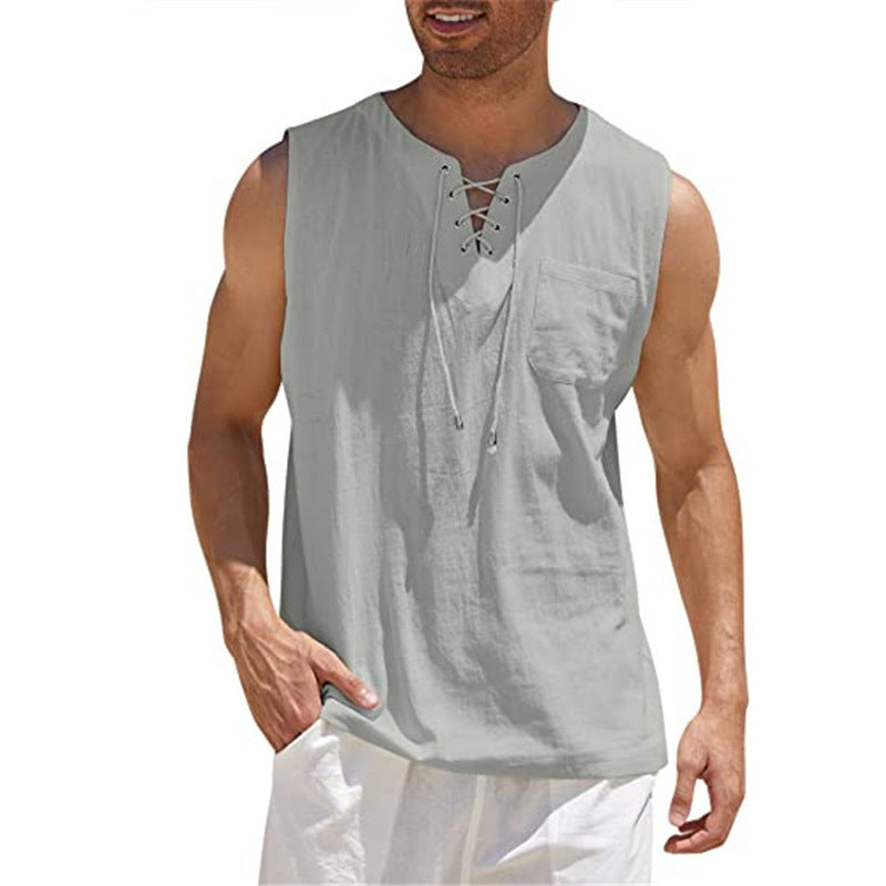 Summer Tank Vest Men Shirt