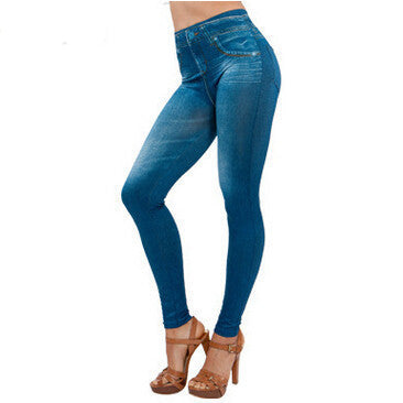 High waist printed leggings jeans