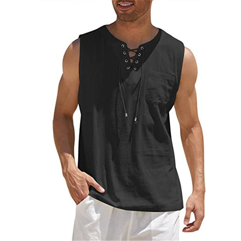 Summer Tank Vest Men Shirt