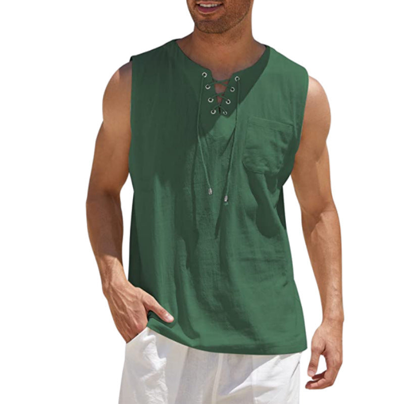 Summer Tank Vest Men Shirt