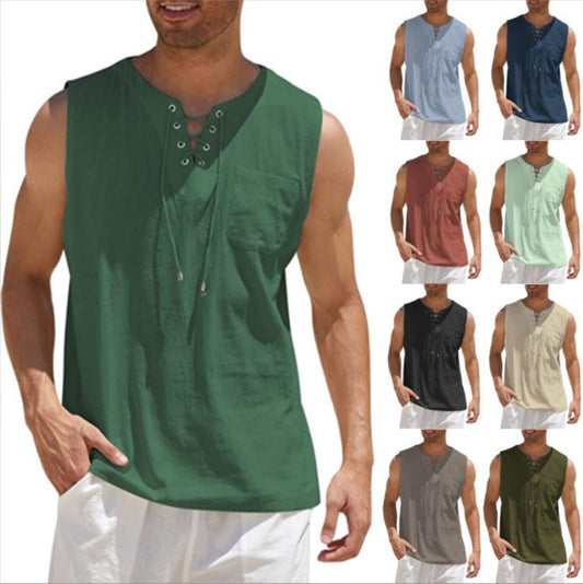 Summer Tank Vest Men Shirt