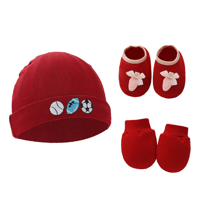 Baby Baumwollhandschuhe, Fußstulpen Baby