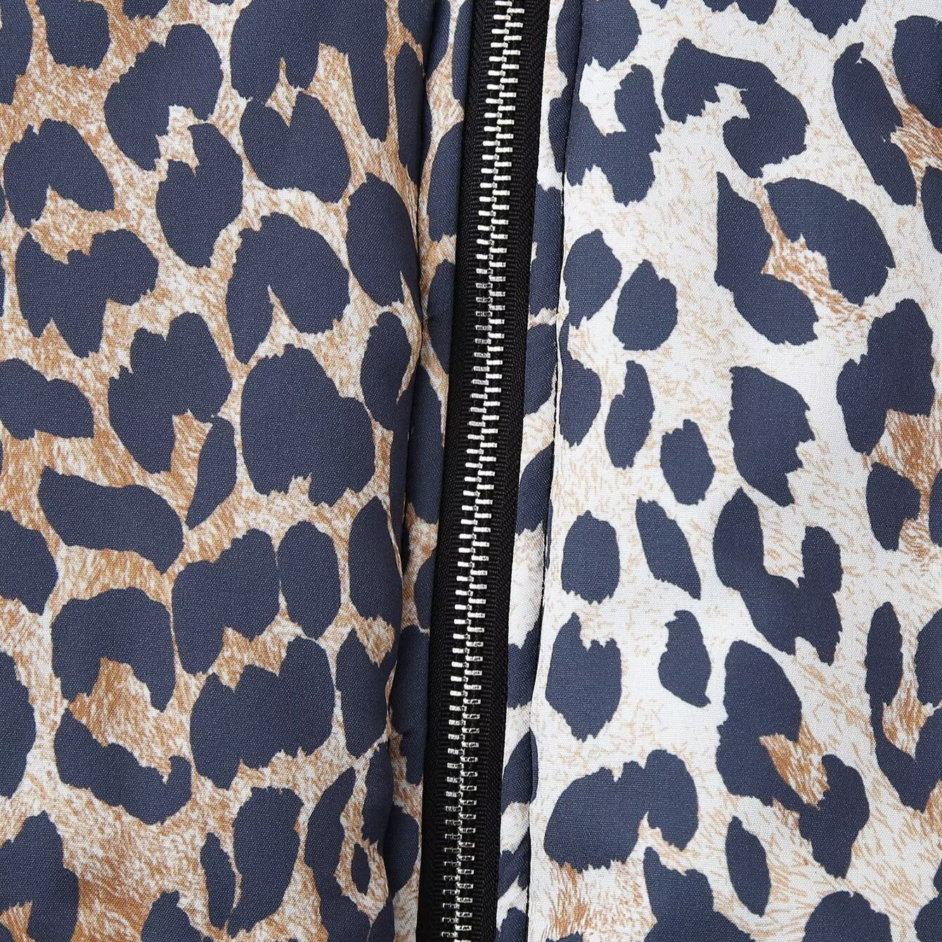 European and American style versatile leopard print jacket