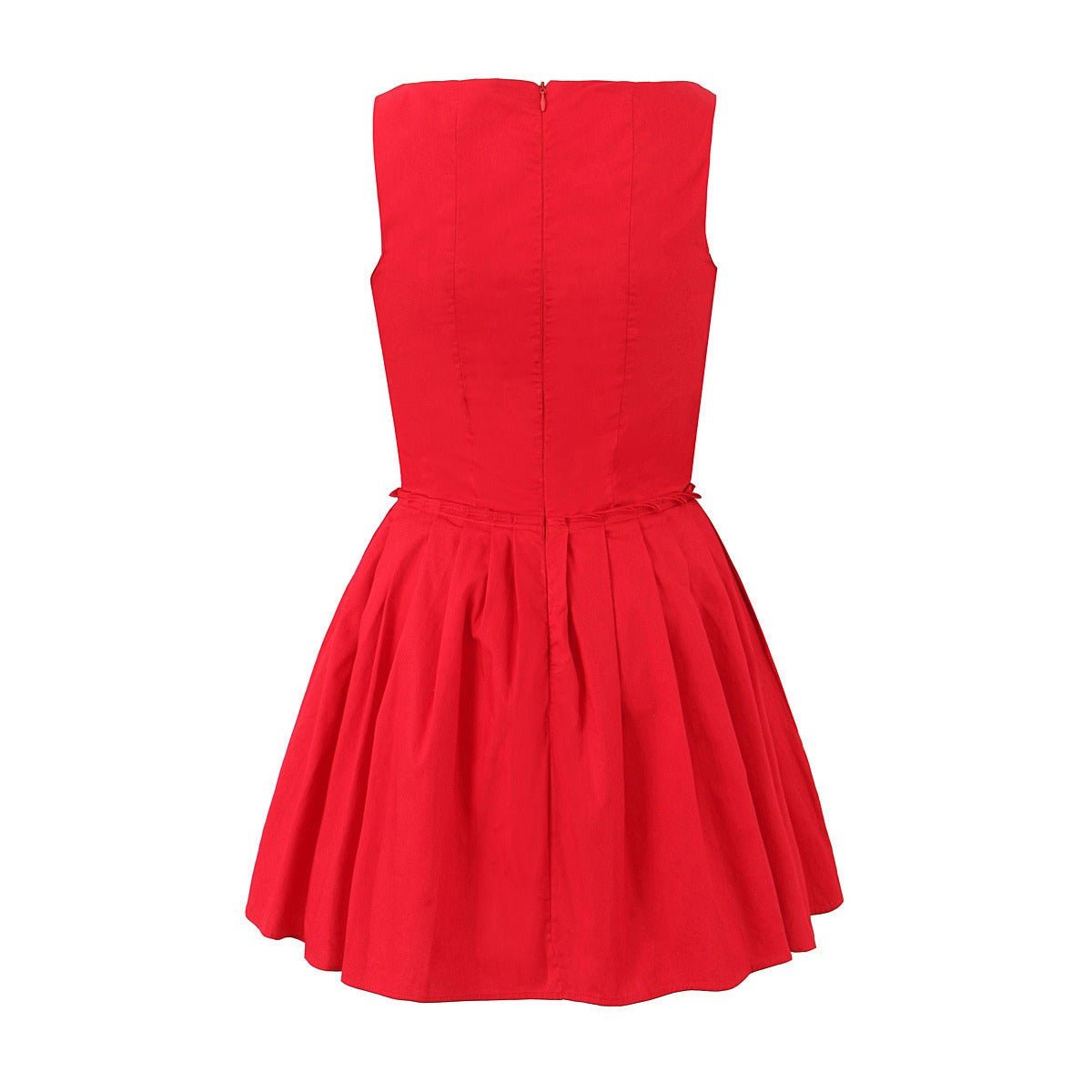 Waist cinching A-line dress