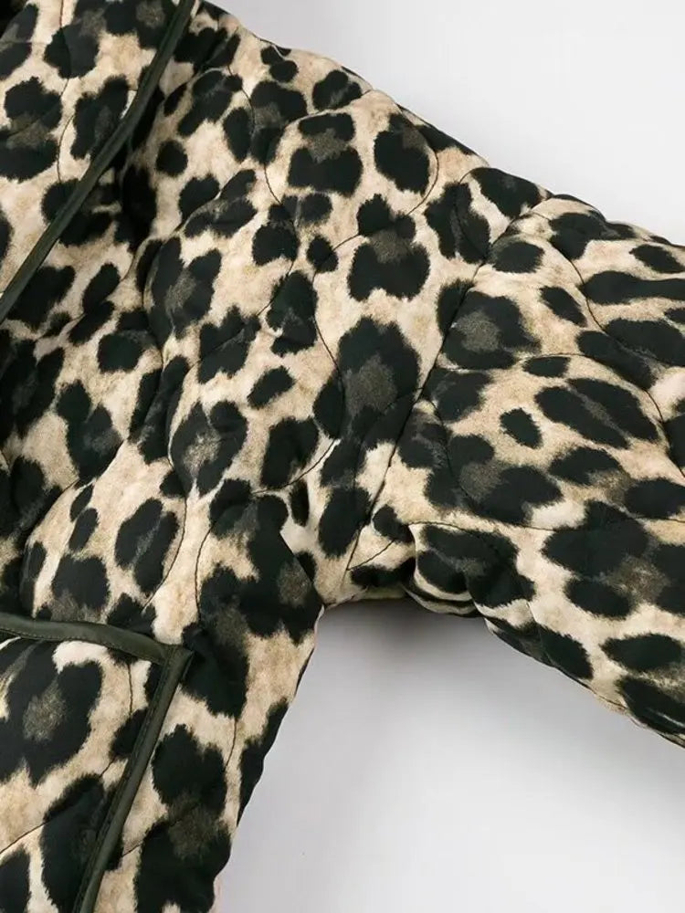 Cardigan Leopard Print Jacket