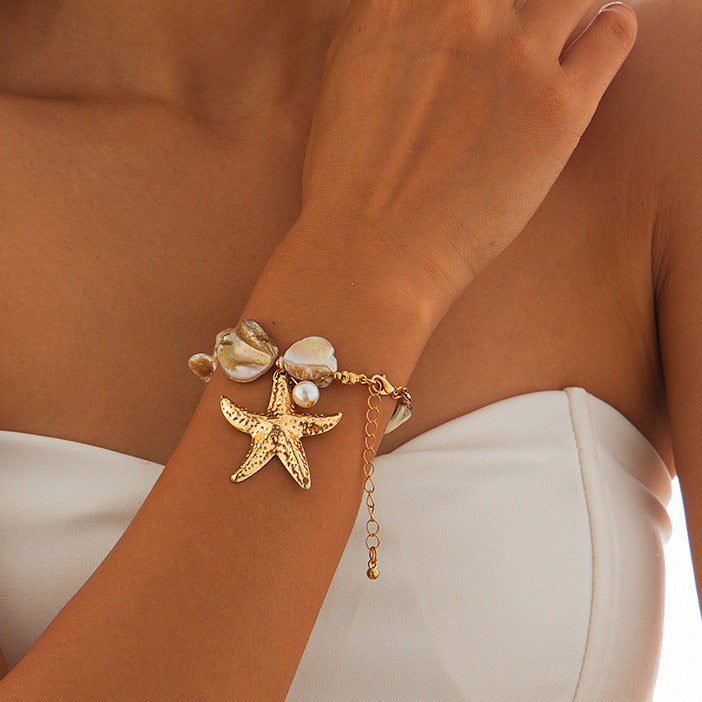 Bohemian Starfish Beaded Jewelry