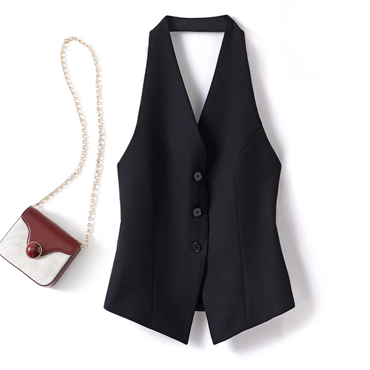 Halter Suit Vest Women
