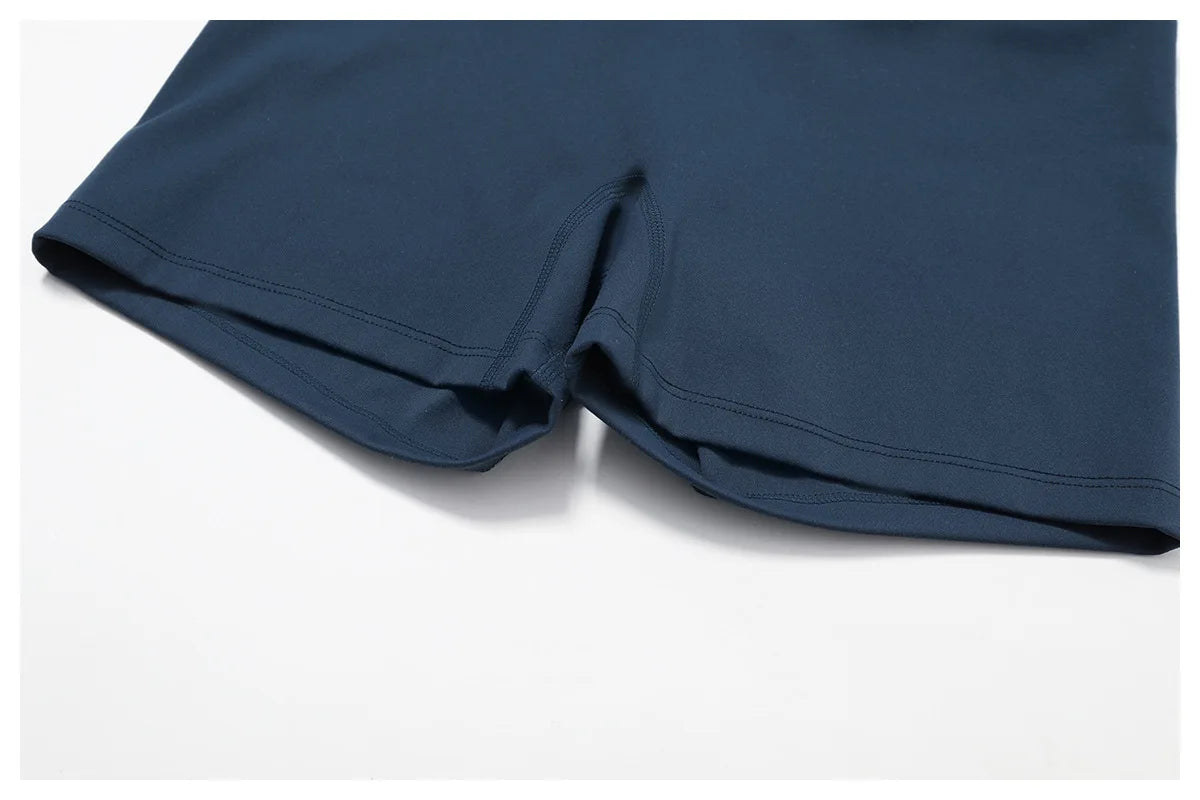 2-teiliges nahtloses Sport-Yoga-Set (Grün und Blau)