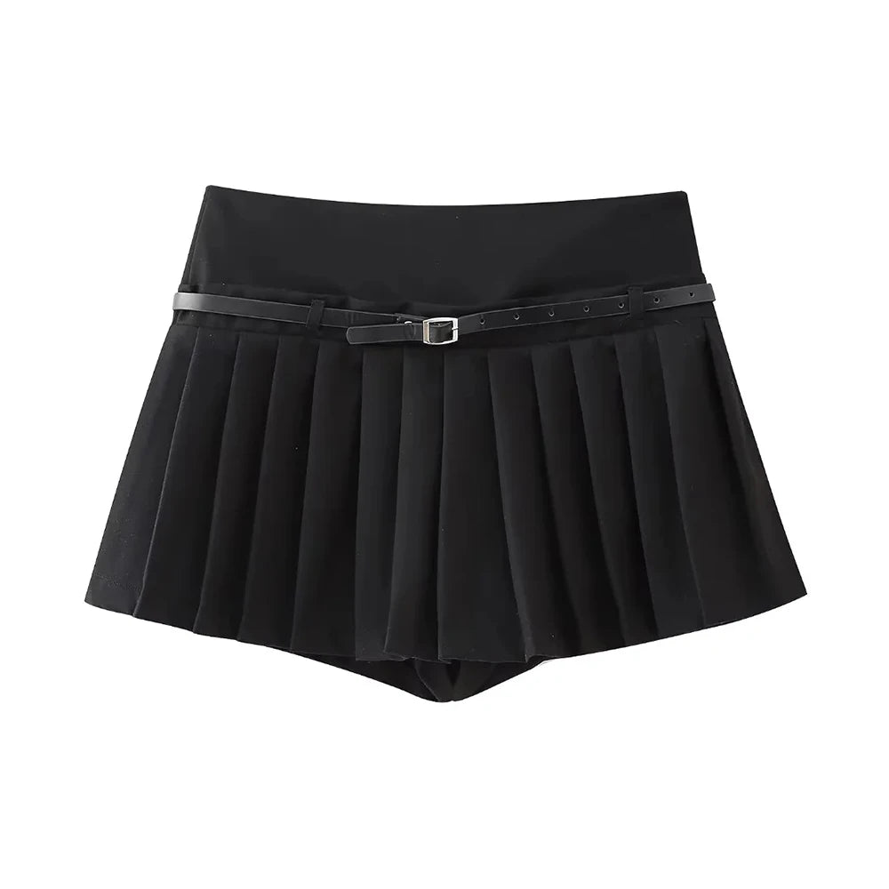 Shorts Skirts for Women With Belt