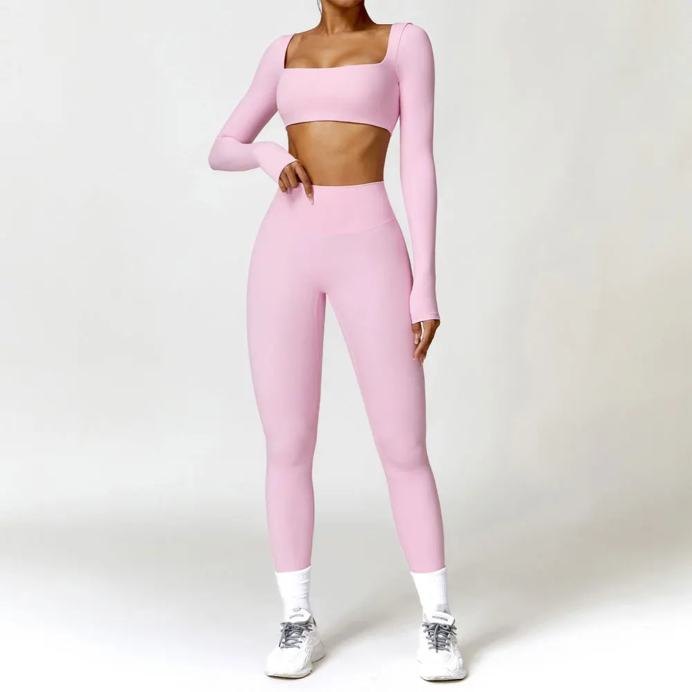 Women Tracksuit Yoga Set 2PCS Sportswear