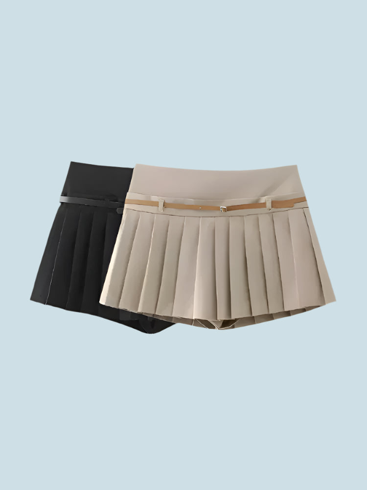 Shorts Skirts for Women With Belt
