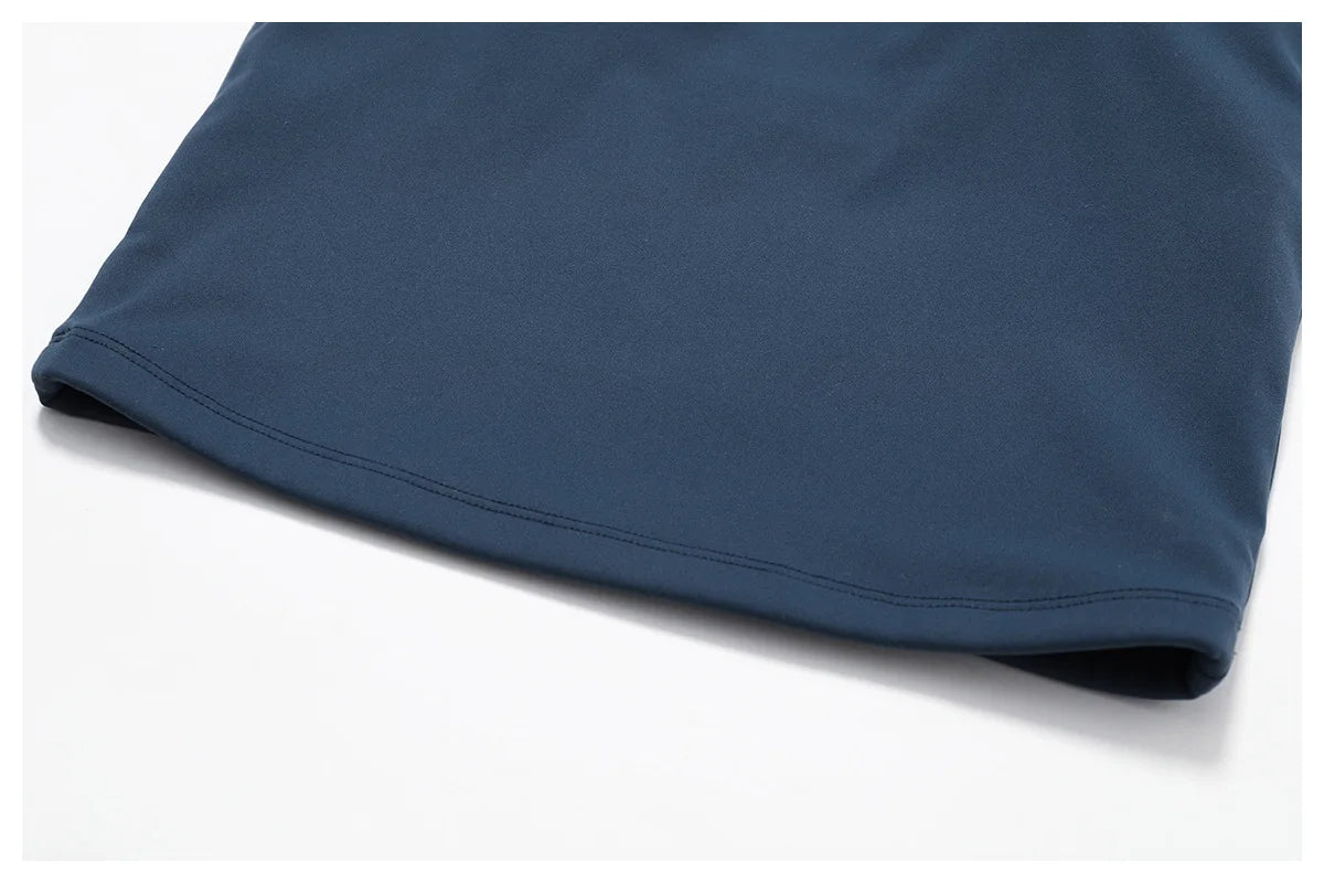 2-teiliges nahtloses Sport-Yoga-Set (Grün und Blau)