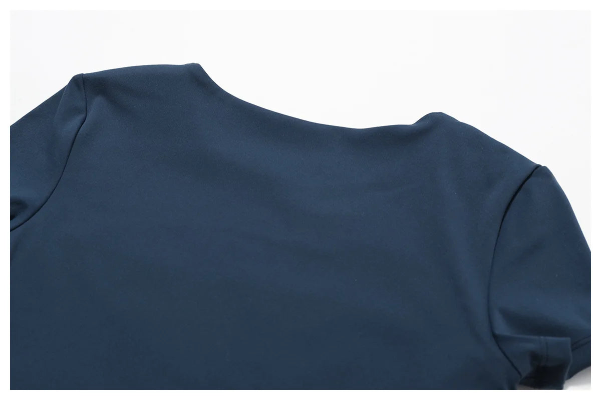 2-teiliges nahtloses Sport-Yoga-Set (Grün und Blau)