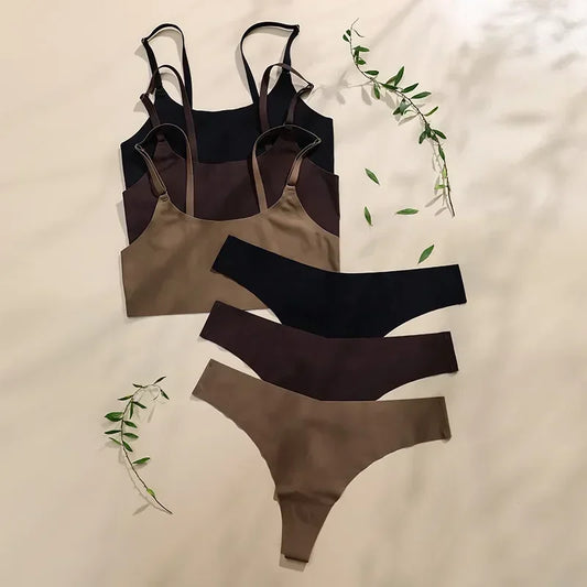 Conjunto de sujetador y ropa interior para mujer