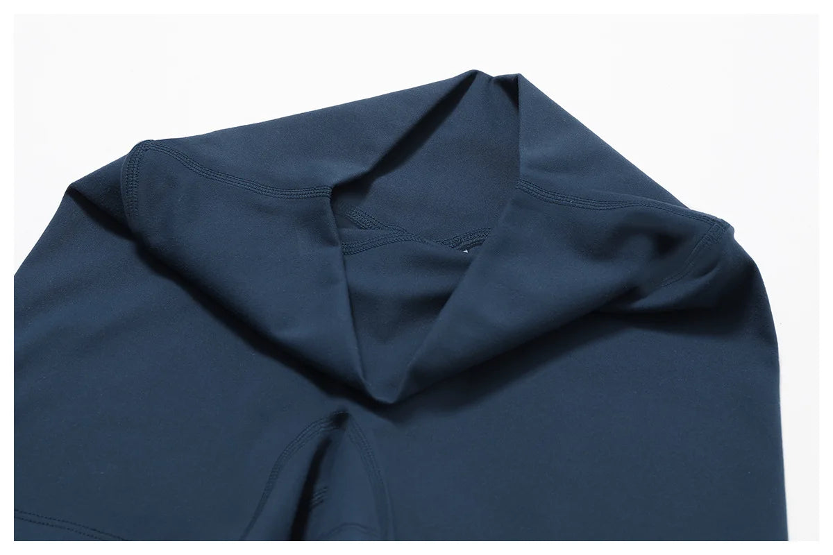 2-teiliges nahtloses Sport-Yoga-Set (Grün und Blau)