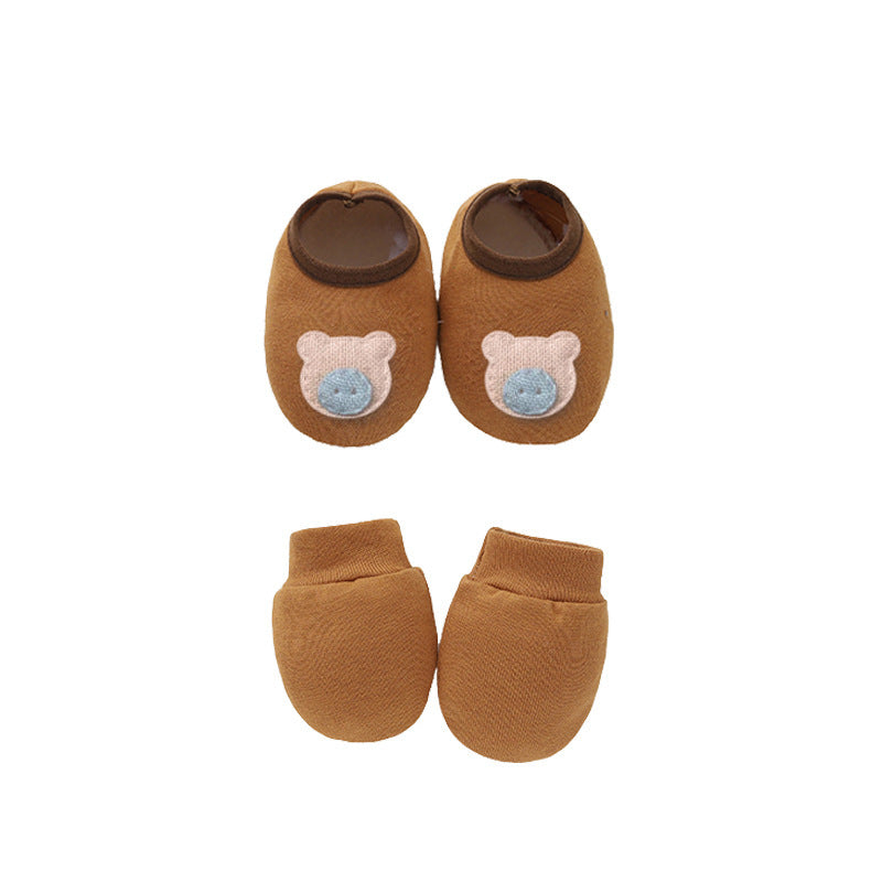 Baby Baumwollhandschuhe, Fußstulpen Baby