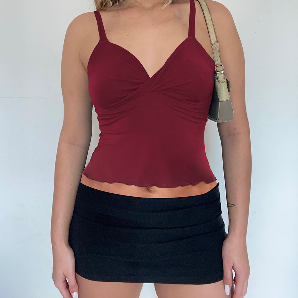 Bow Camisole Backless Edge Bandeau