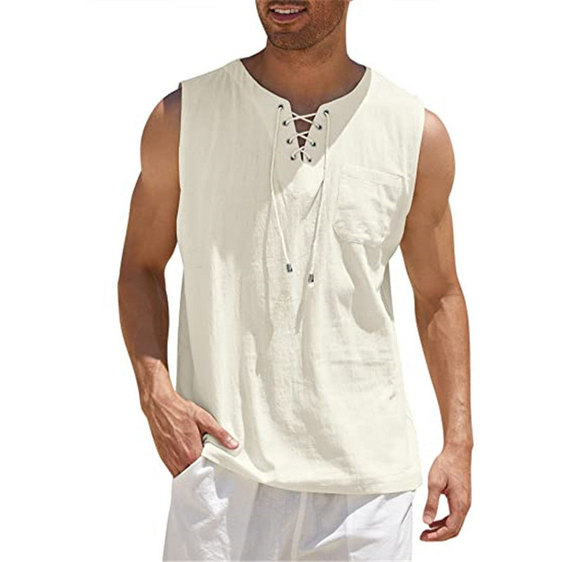 Summer Tank Vest Men Shirt