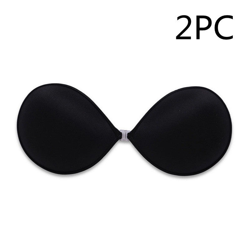 Breathable Seamless Push Up Strapless Invisible Silicone Bra
