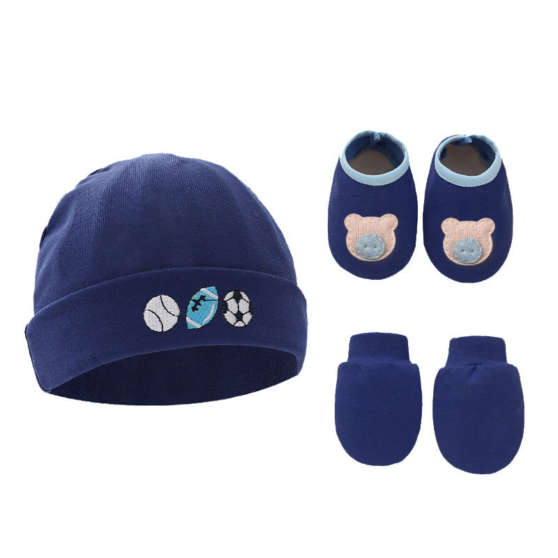 Baby Baumwollhandschuhe, Fußstulpen Baby