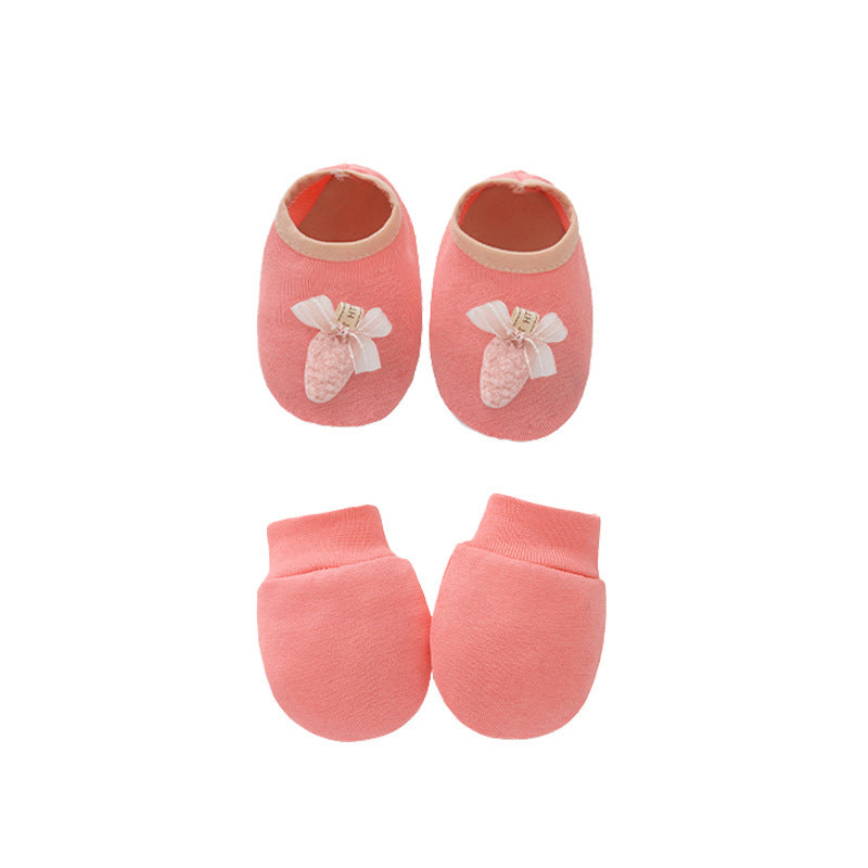 Baby Baumwollhandschuhe, Fußstulpen Baby